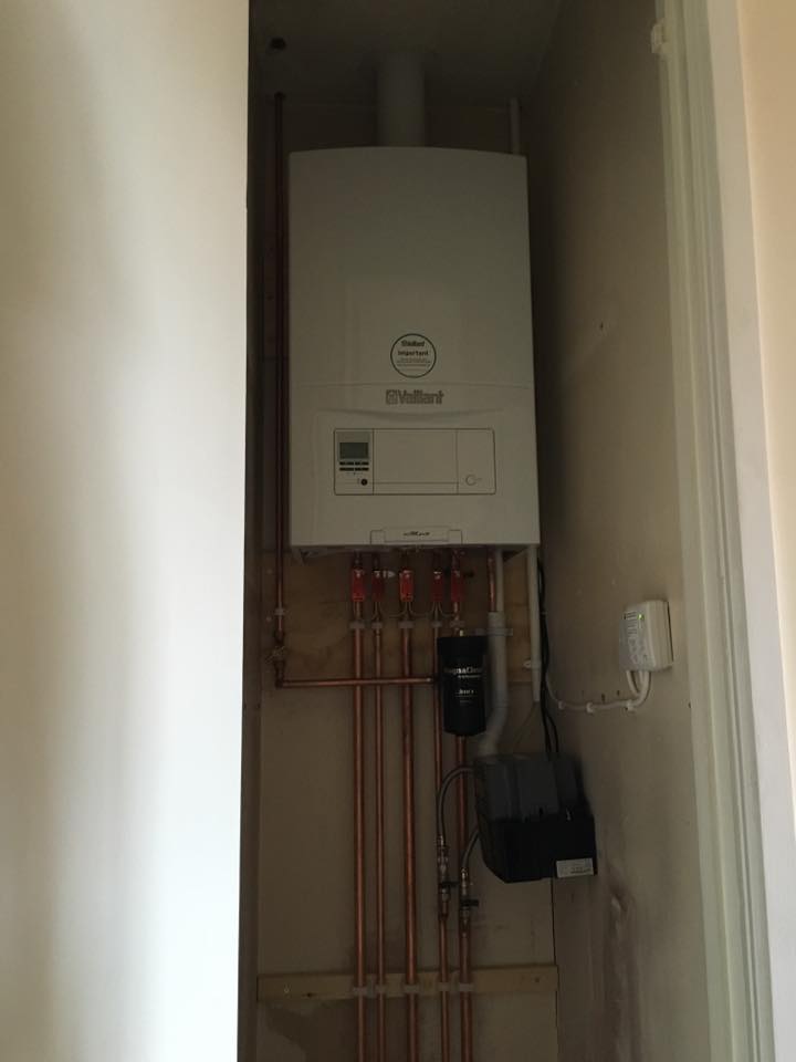 Vaillant boiler with MagnaClean filter